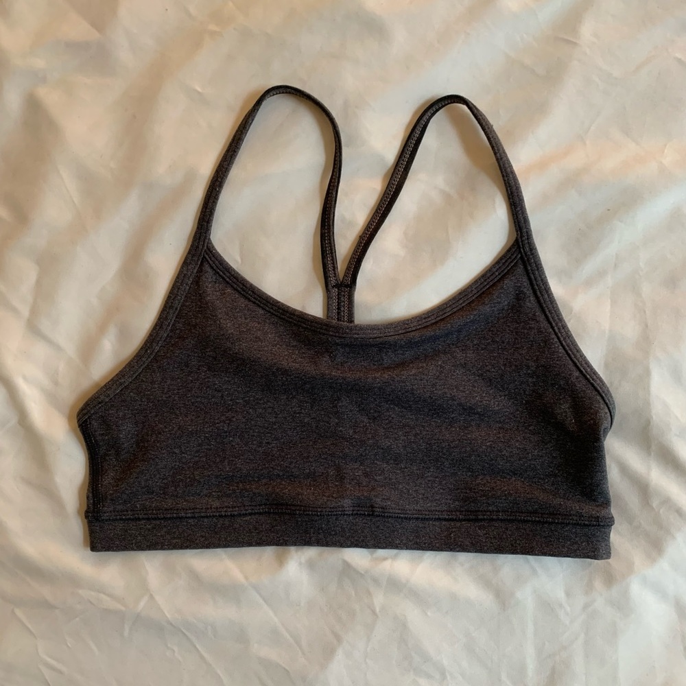 Lululemon Y-strap grey sports bra